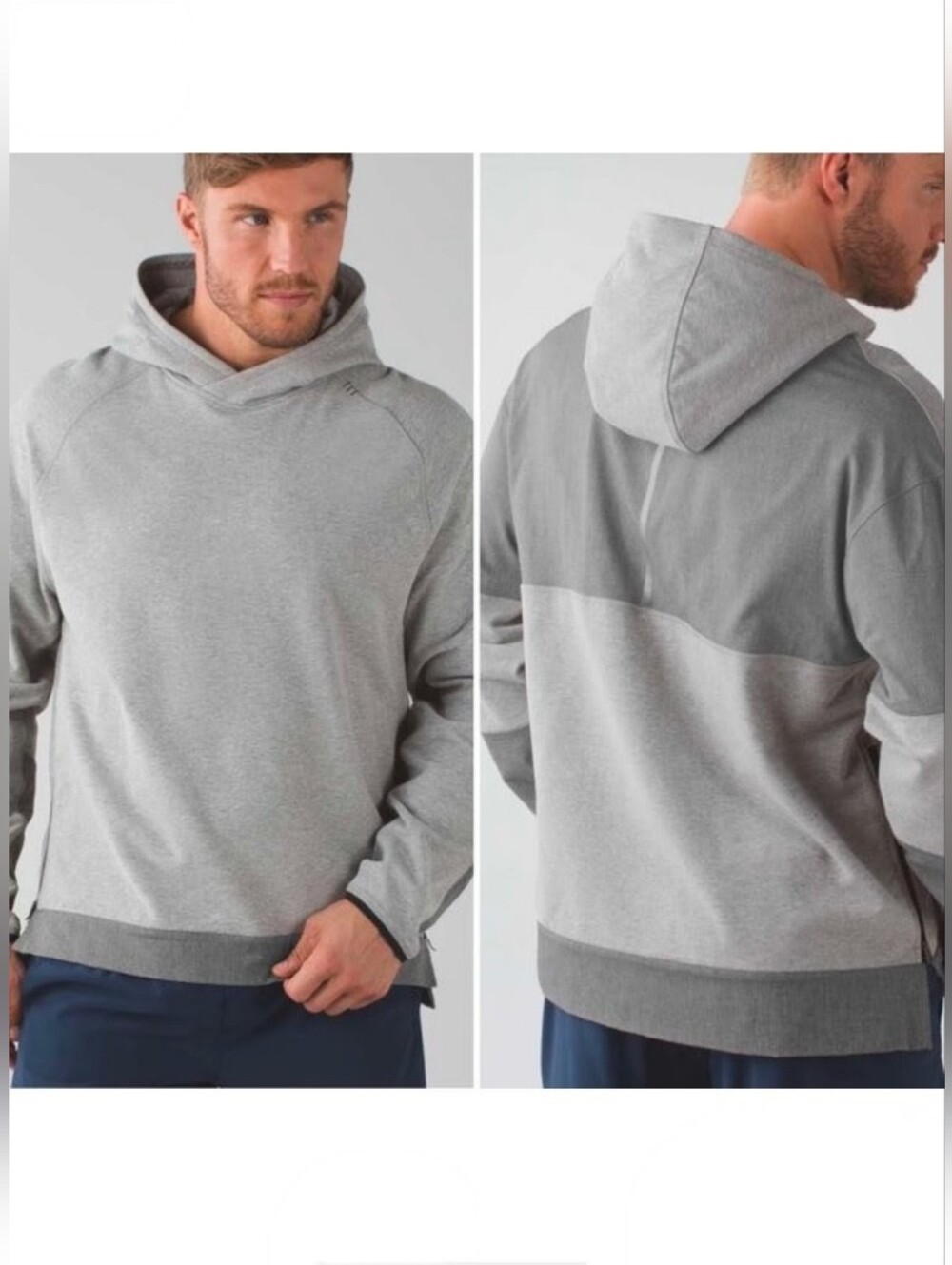 Lululemon Sweatshirt Mens M Synth Hoodie Heathered Gray